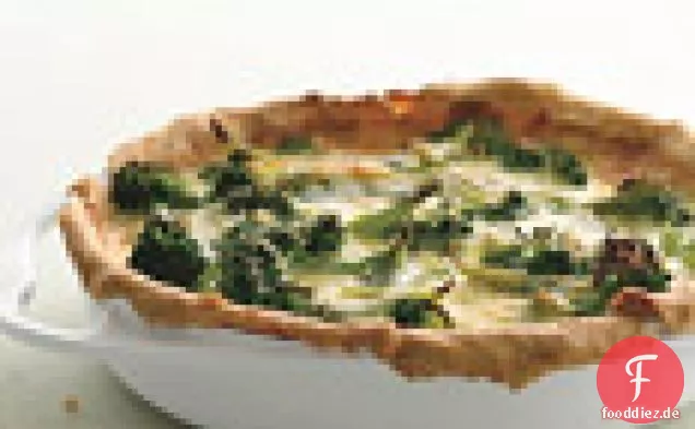 Broccoli-Knoblauch-Quiche