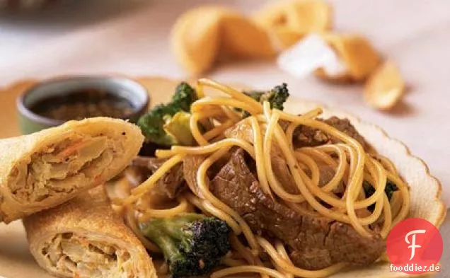 Rindfleisch-Brokkoli Lo Mein