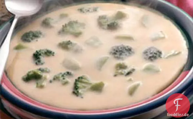 Brokkoli-Bier-Käse-Suppe