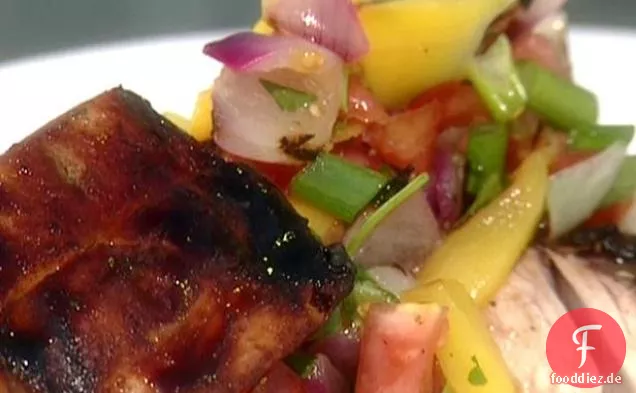 Max Holtzmans gegrillte Mango Salsa