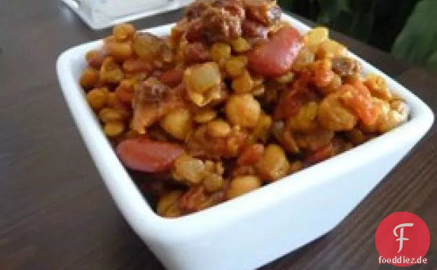 Vegetarische Bohnen-Curry