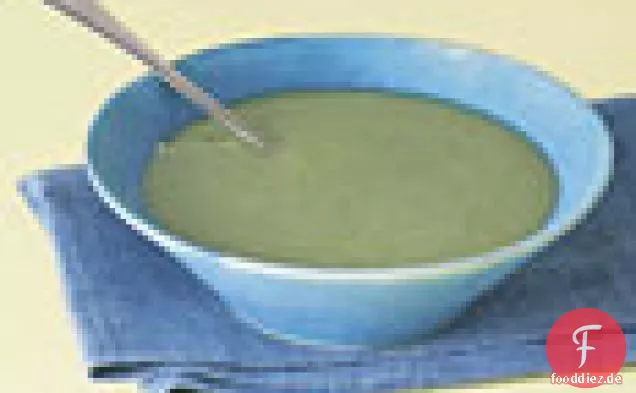 Brokkoli und Pastinakensuppe