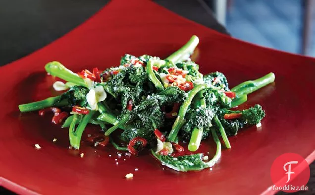 Rapini mit Chile und Meyer Zitrone Rezept