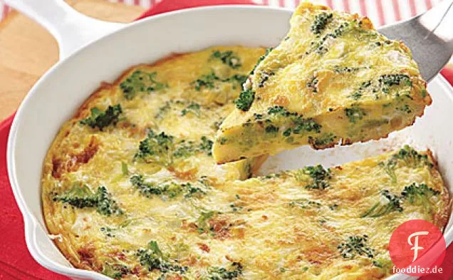 Brokkoli und Feta Frittata