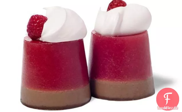Himbeer-Schokoladen-Gelatine