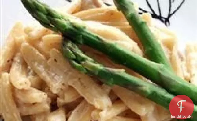 Zitronencreme Pasta mit Huhn
