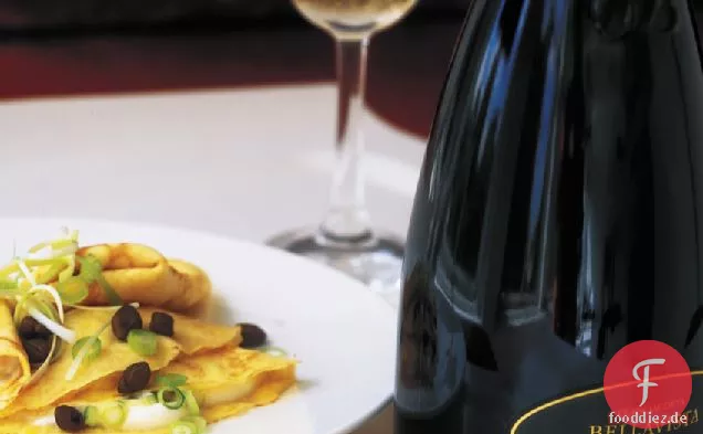 Mais Crespelle mit Mascarpone und Kapern