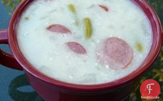 Cremige String Bohnensuppe