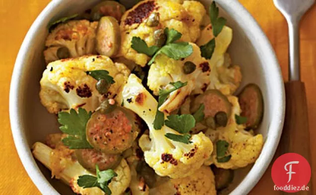 Curry-Blumenkohl mit Kapern