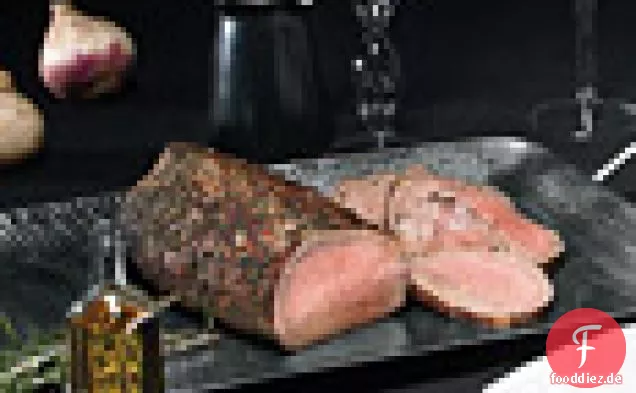 Roastbeef mit Dijon-Kapern-Sauce