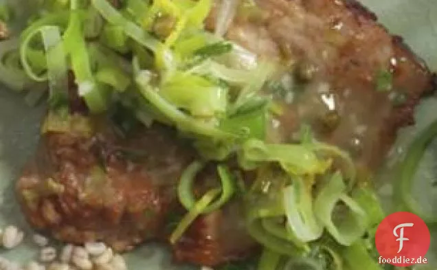 Kalbfleisch Scaloppine Mit Zitrone, Kapern & Lauch