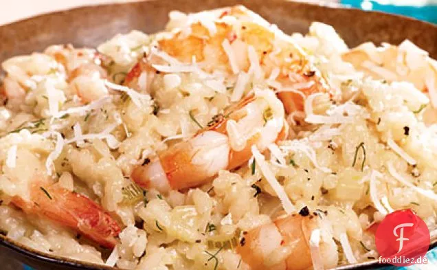 Garnelen-Fenchel-Risotto