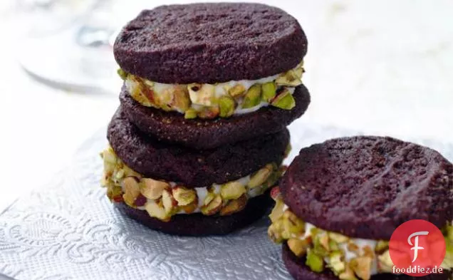 Schokolade Cannoli Sandwich Cookies