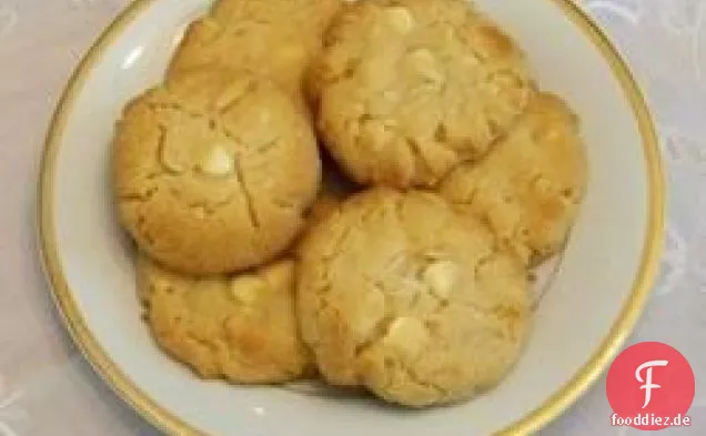 Weiße Schokolade Kokosnuss Macadamia Cookies