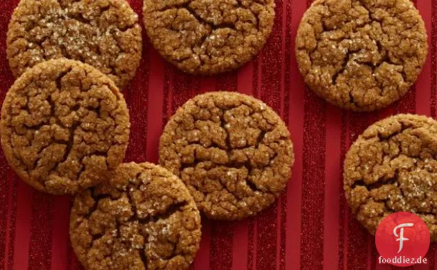 Jamies altmodische Ingwer-Crinkle-Kekse