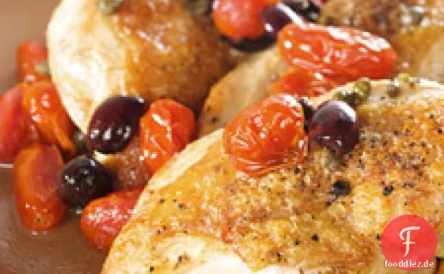Pan-gebratenes Huhn