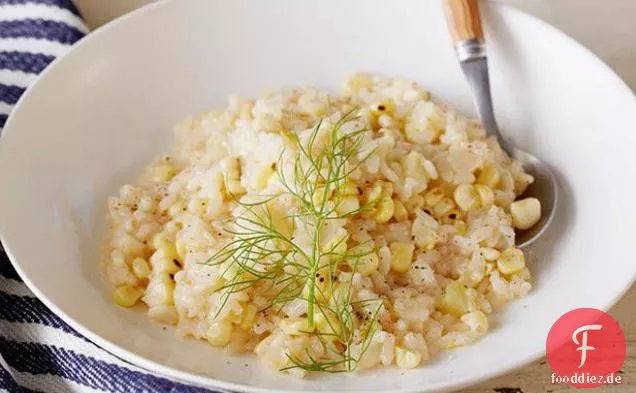 Gegrillter Mais-Risotto