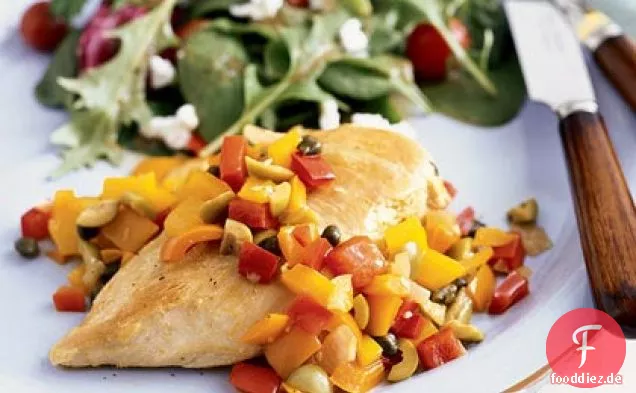 Huhn mit Pfeffer Relish