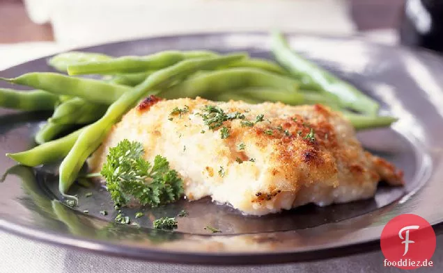 Einfach gebackene Fischfilets