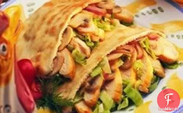 Tyson® Gegrillte und Ready® Chicken Pita Taschen