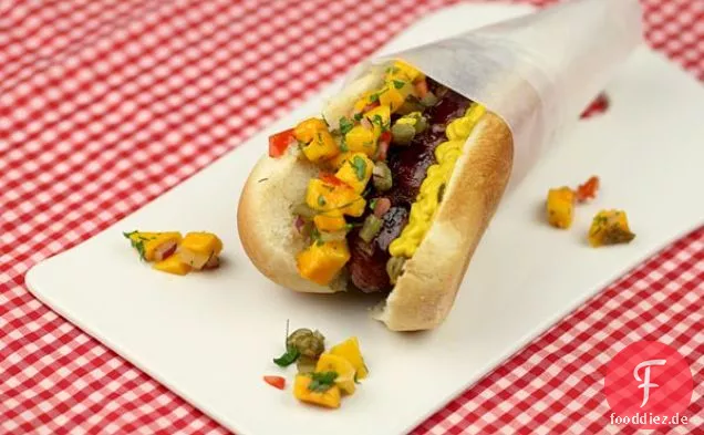 Sweet Mango Pickle Relish (hot-Dog-Gewürz)