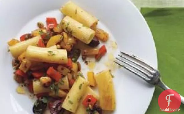 Rigatoni Peperonata Rezept