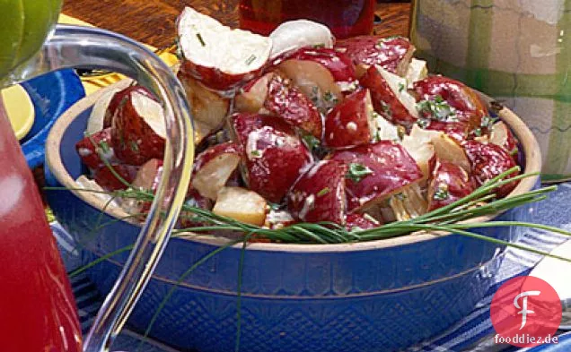 Cremig gerösteter Kartoffelsalat