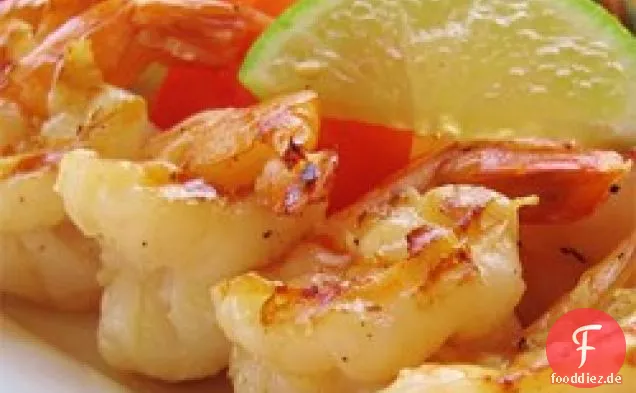 Gegrillte Tequila-Limetten-Garnelen