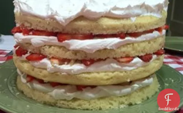 Buttermilch-Erdbeer-Shortcake