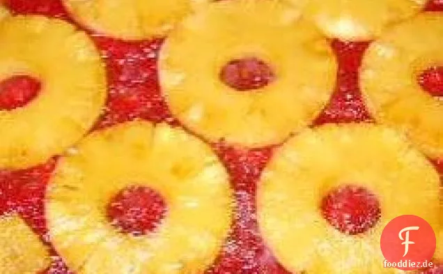 Rhabarber-Ananas-Upside-Down-Kuchen