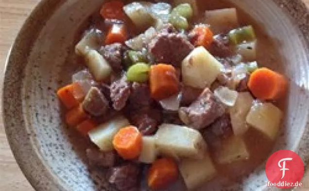 Apfelwein-Rindfleisch-Eintopf