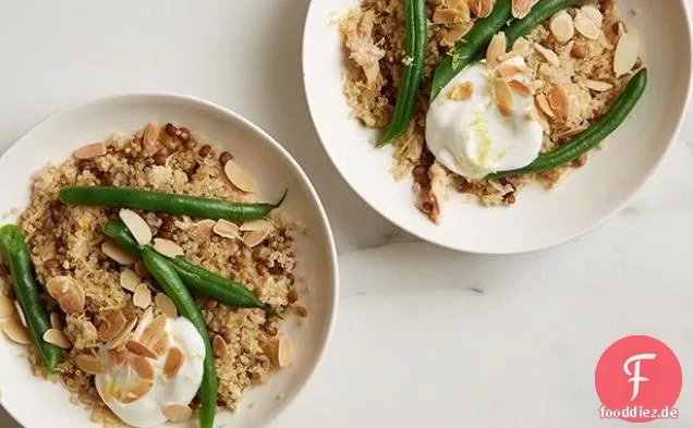 Quinoa mit Huhn und Linsen