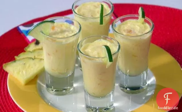 Tropische Vanillepudding Schüsse