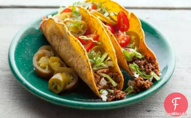Alle amerikanischen Beef Taco