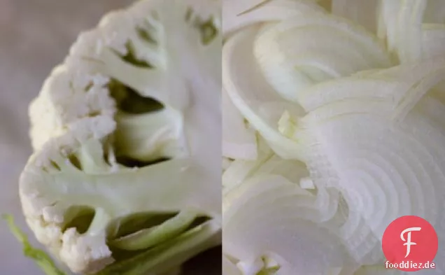 Gewürzter Blumenkohl mit Sesamsamen