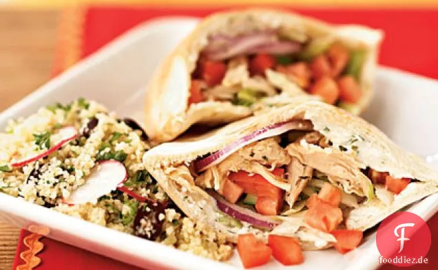 Huhn Souvlaki