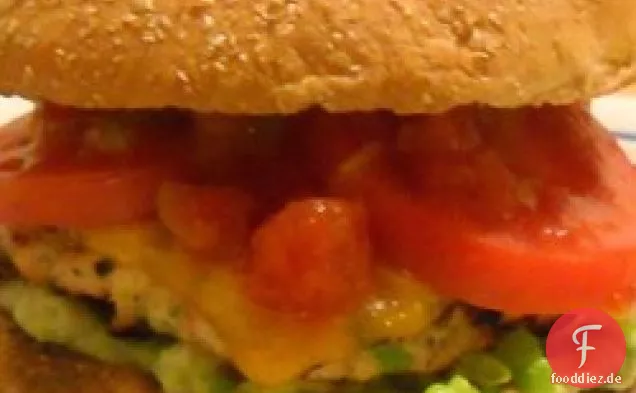 Grüne Chili Chicken Burger