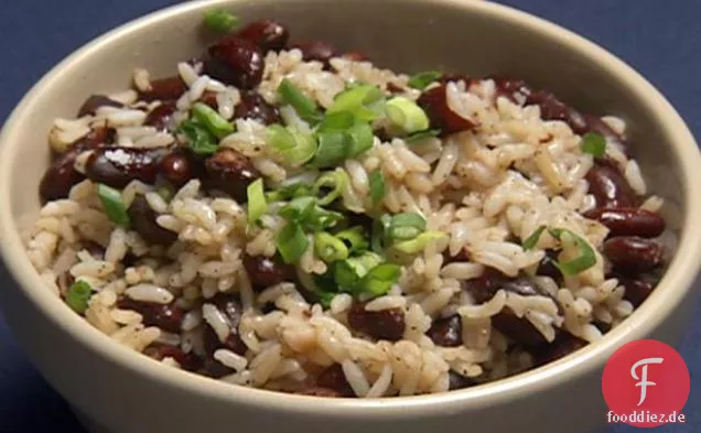 Rote Bohnen und Reis