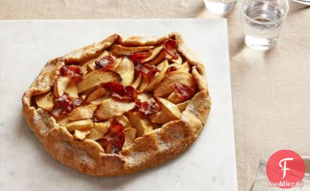 Apfel-Speck-Galette