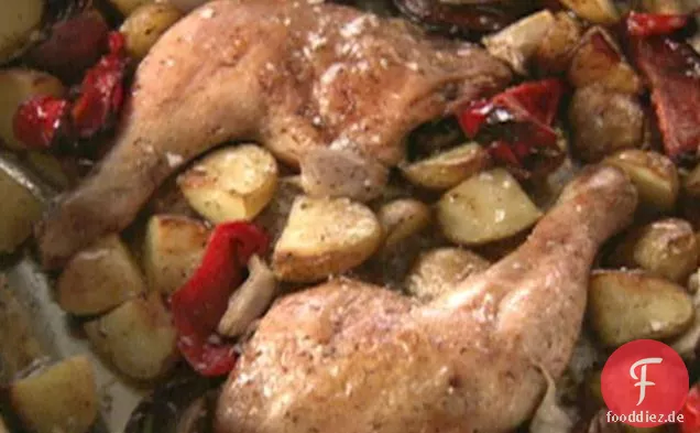 Ein-Pfanne Huhn