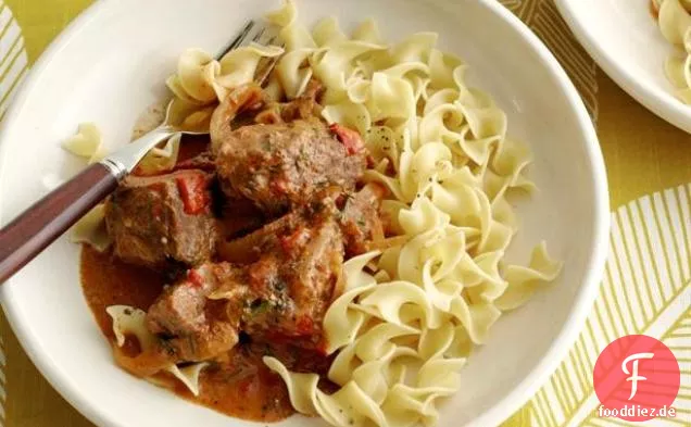 Slow Cooker Rindfleisch Paprikash