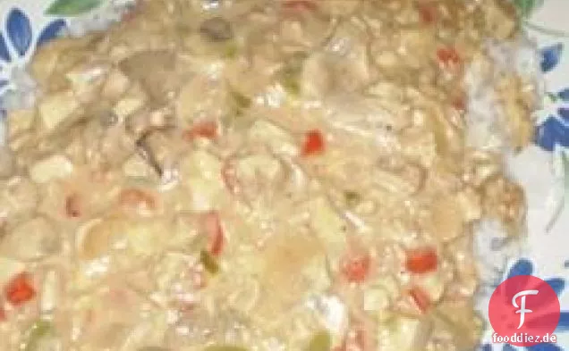 Hausgemachte Huhn A La King
