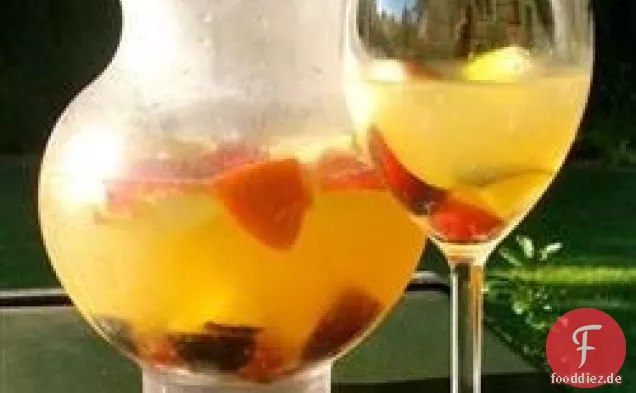 Weiße Pfirsich Sangria