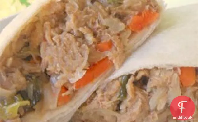 Tortilla Moo Shu Schweinefleisch
