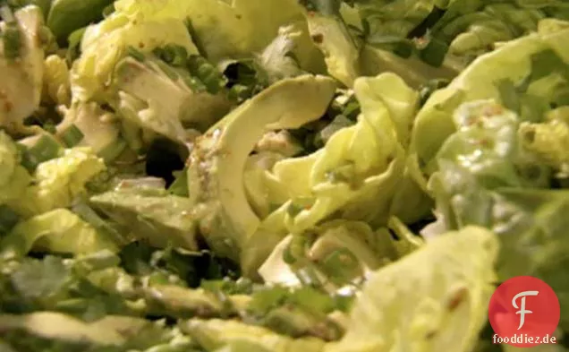 Boston Salat Avocado Salat und Limette Dressing