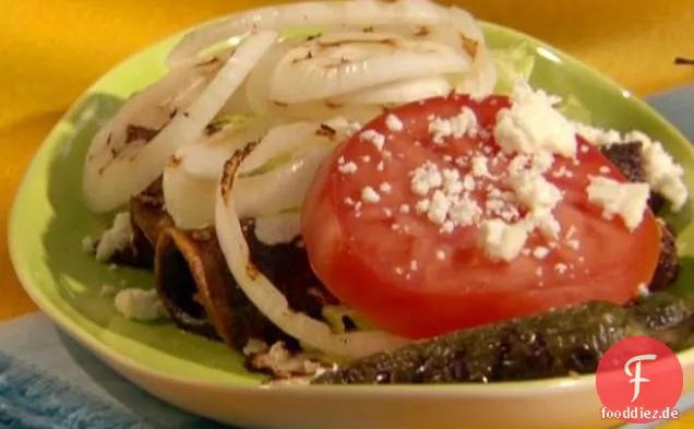Garnelen-Enchiladas mit Mole