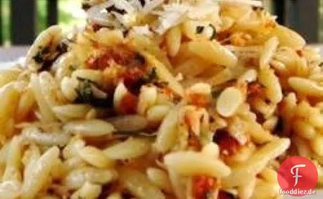 Sonnengetrocknete Tomaten Basilikum Orzo