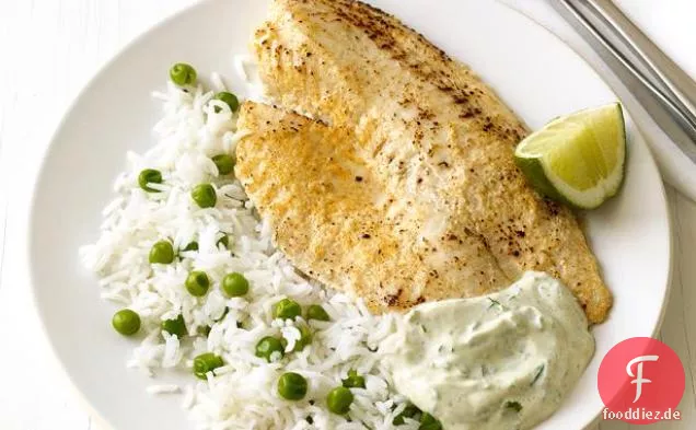 Tilapia-Masala Mit Reis