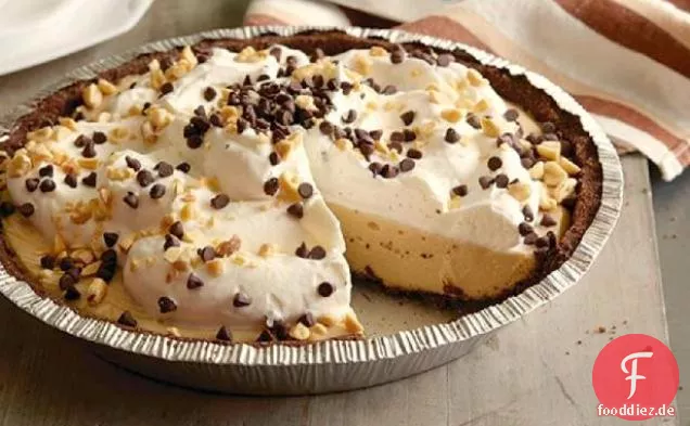 Schokolade Erdnussbutter Pudding Pie