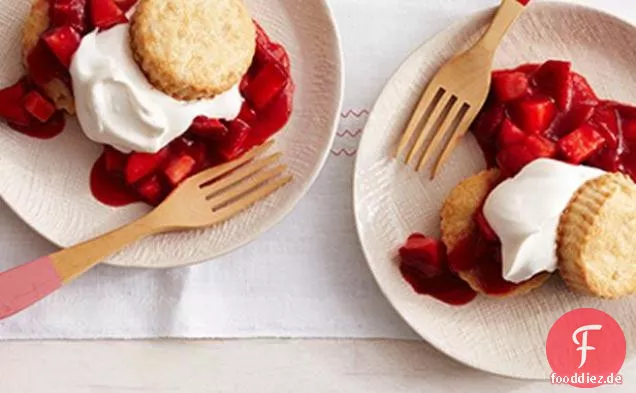 Ingwer-Erdbeer-Shortcakes